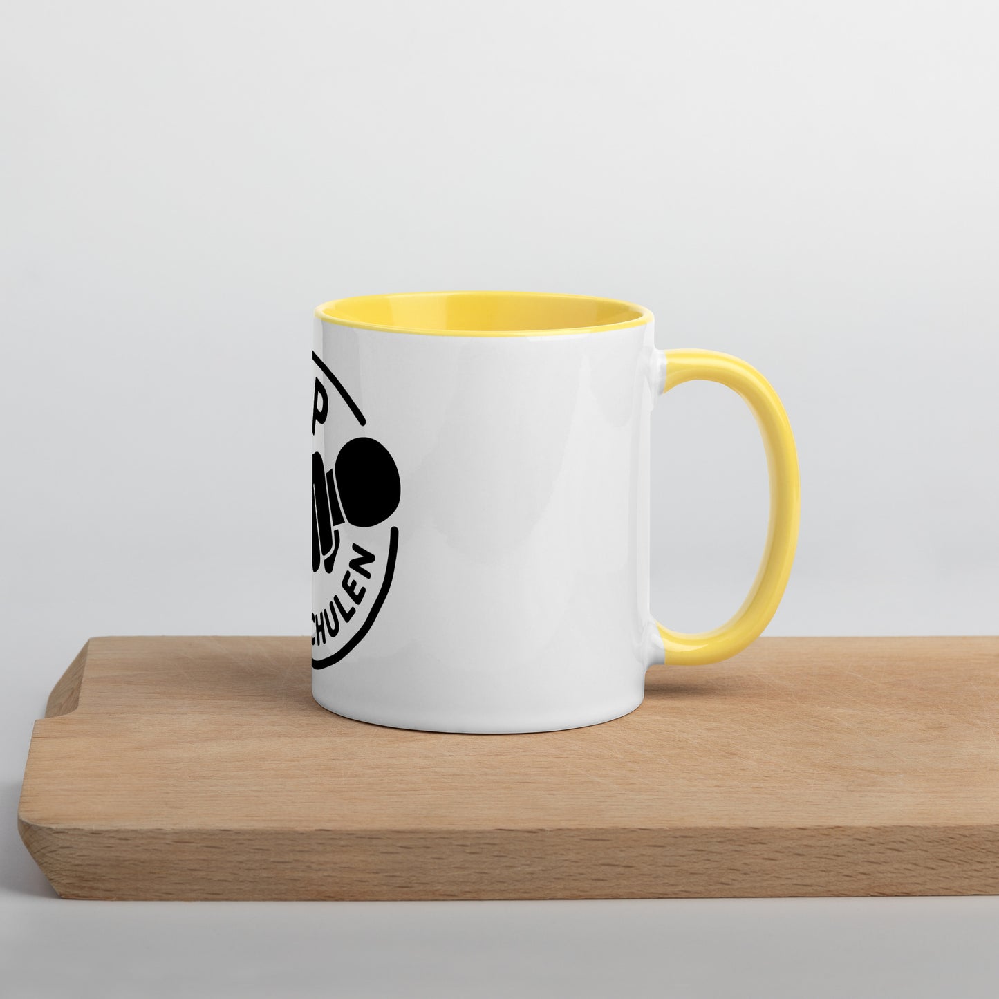 Rap In Schulen Tasse mit farbiger Innenseite