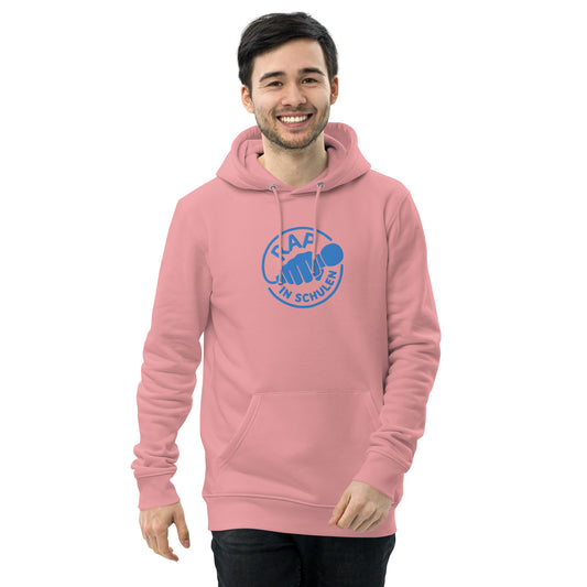 Rap In Schulen Hoodie mit blauer Stickerei - unisex