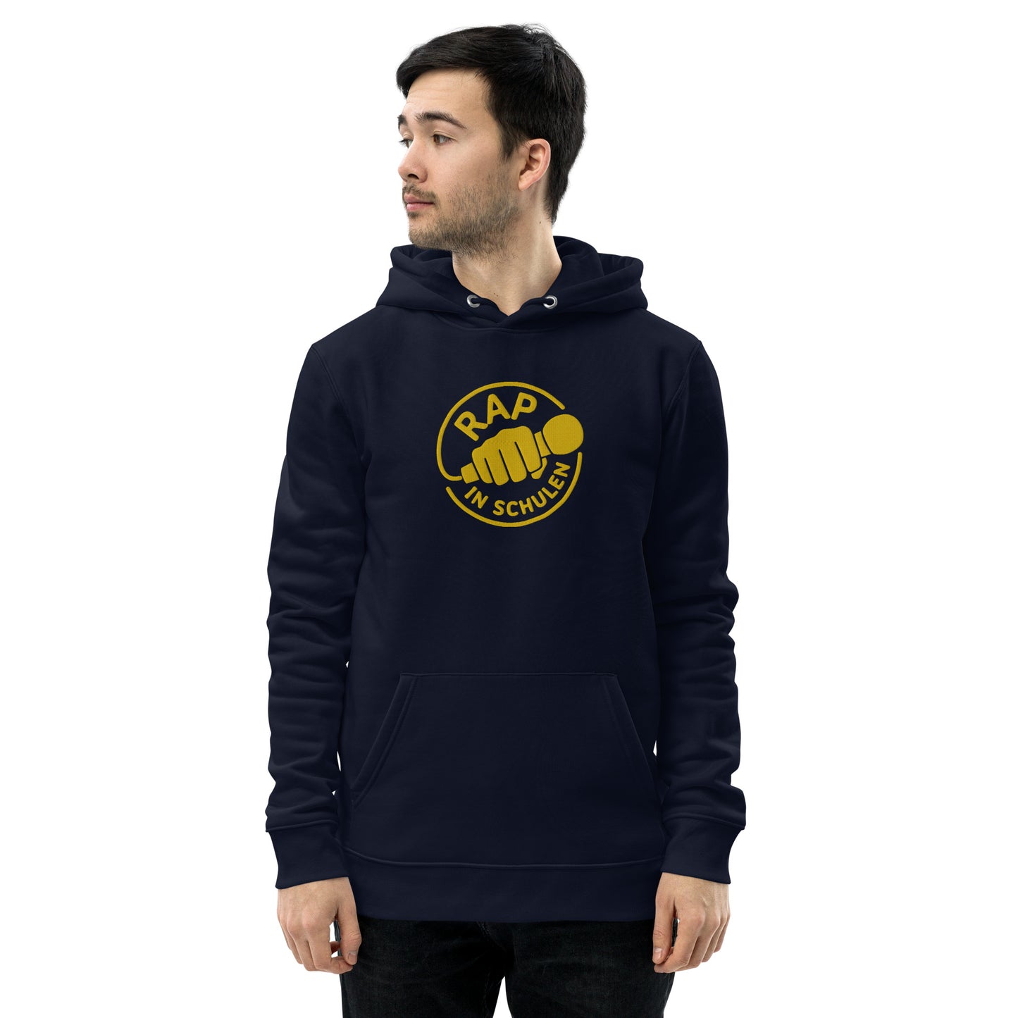 Rap In Schulen Hoodie mit goldener Stickerei - unisex