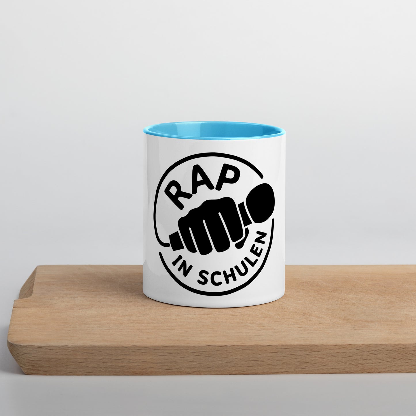 Rap In Schulen Tasse mit farbiger Innenseite