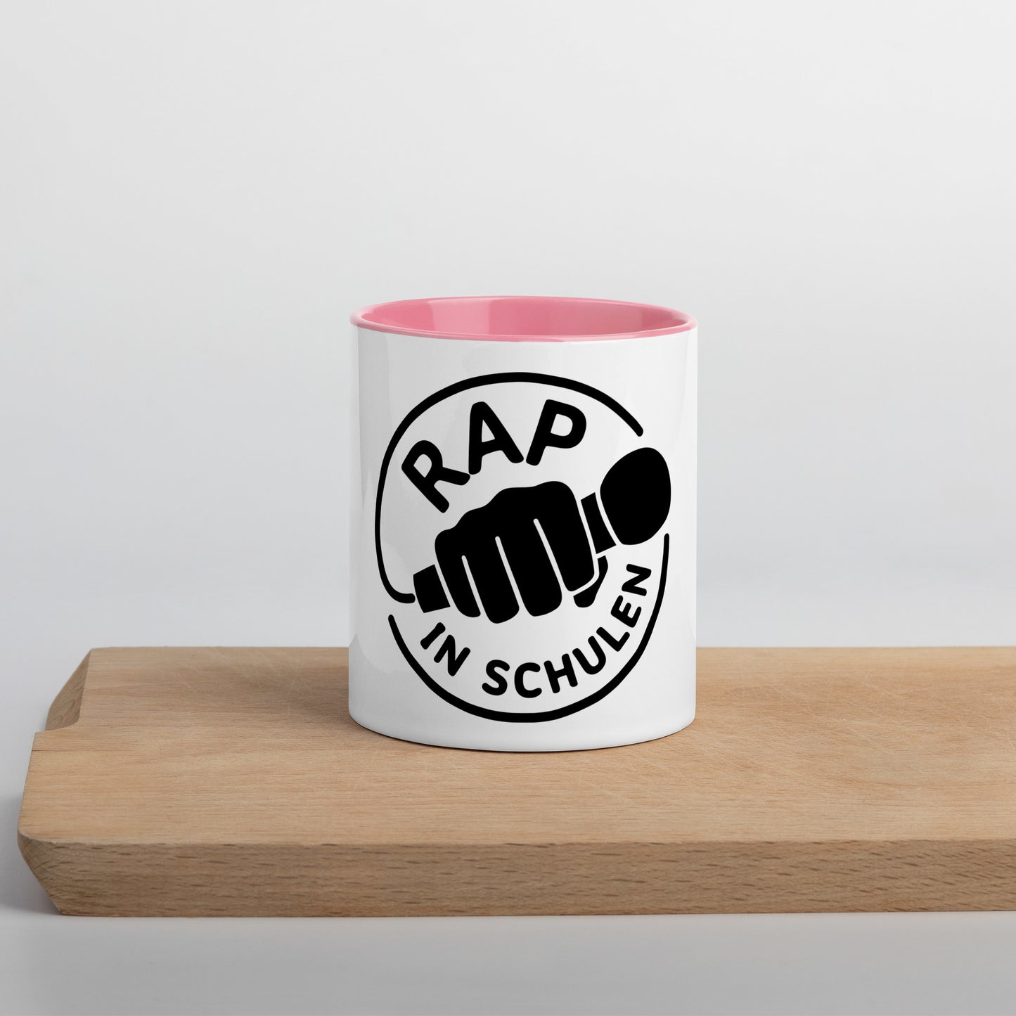 Rap In Schulen Tasse mit farbiger Innenseite