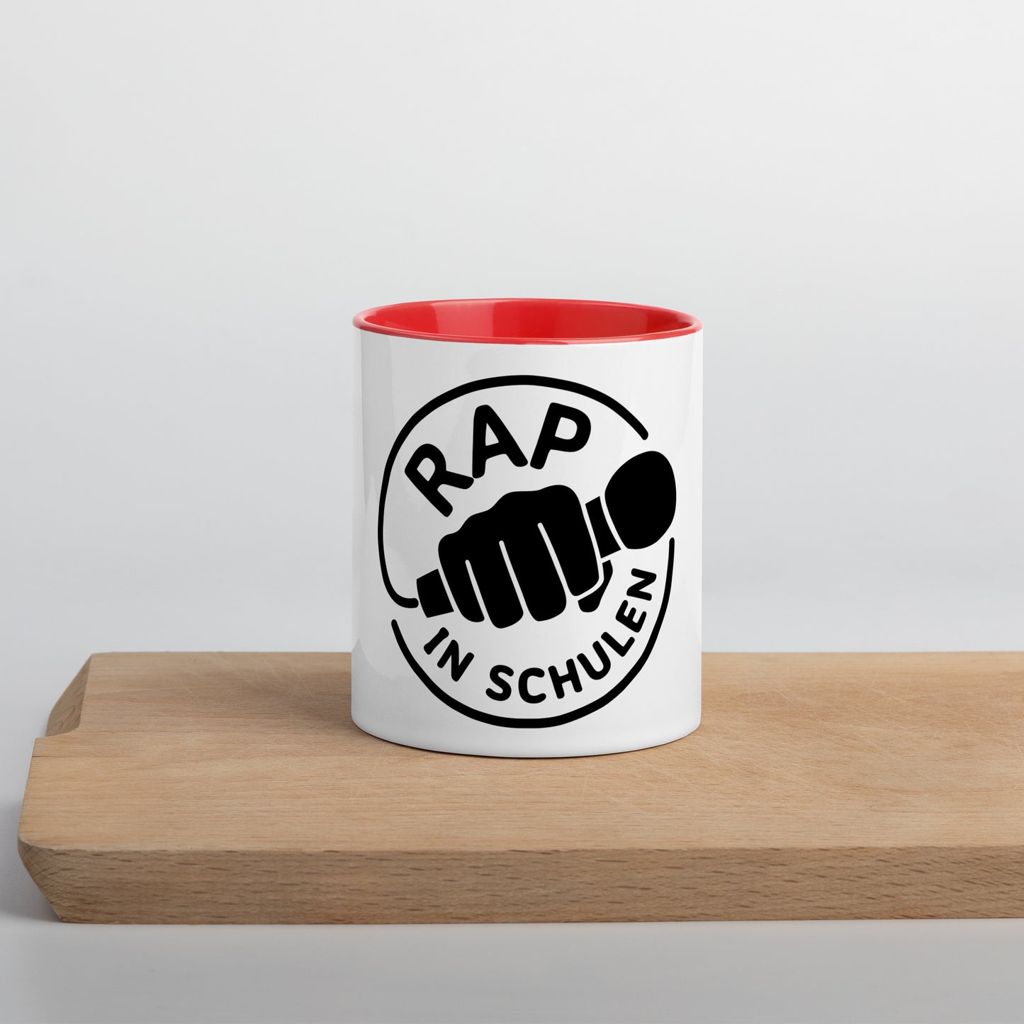 Rap In Schulen Tasse mit farbiger Innenseite