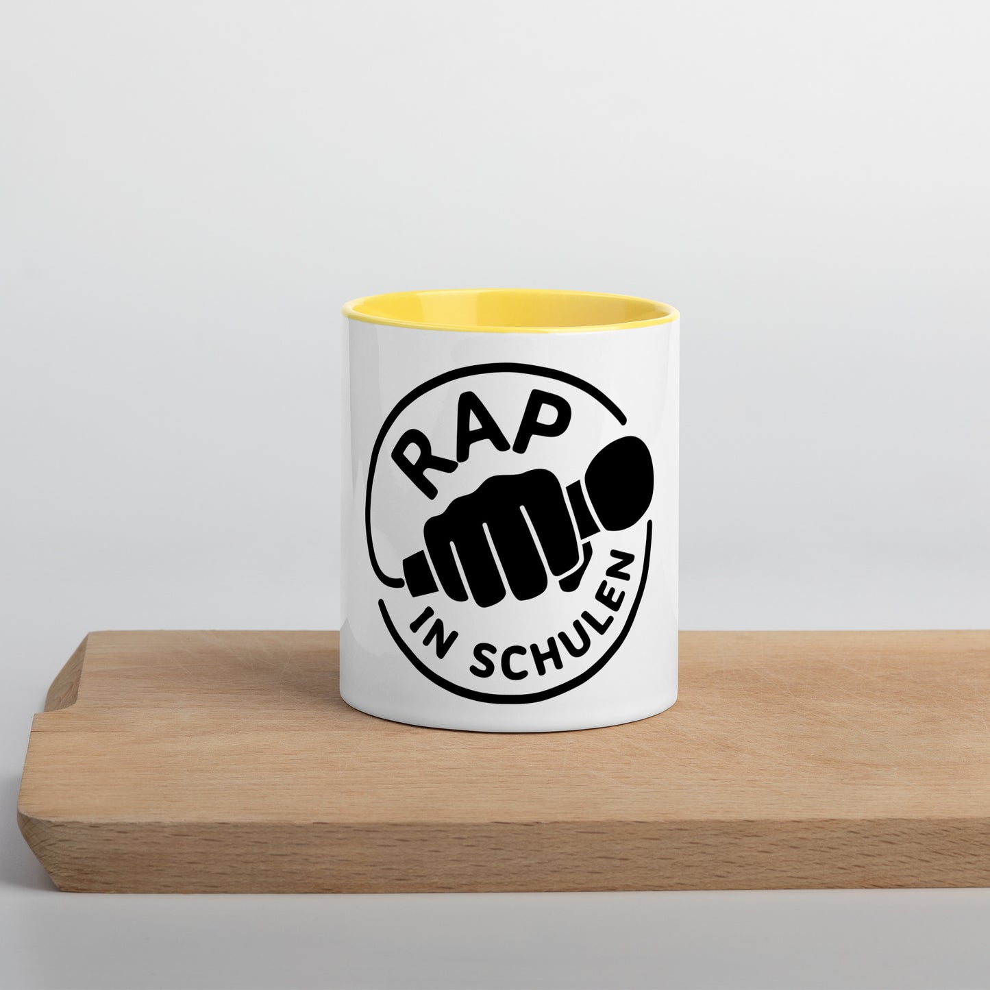 Rap In Schulen Tasse mit farbiger Innenseite